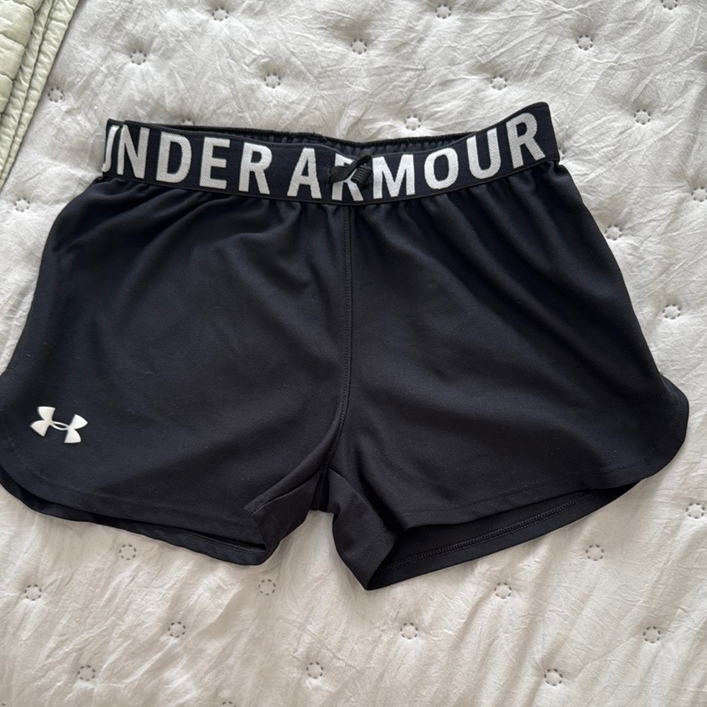 Under Armour Girls Black Shorts